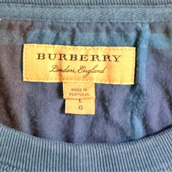 Burberry Classic Blue Crewneck Sweater